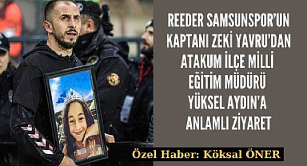Zeki Yavru İlçe Milli Eğitim Müdürü Yüksel Aydın'ı ziyaret etti