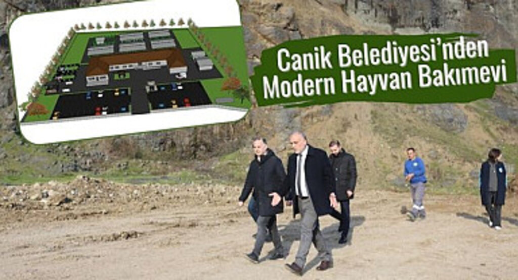 Canik Belediyesi’nden Modern Hayvan Bakımevi