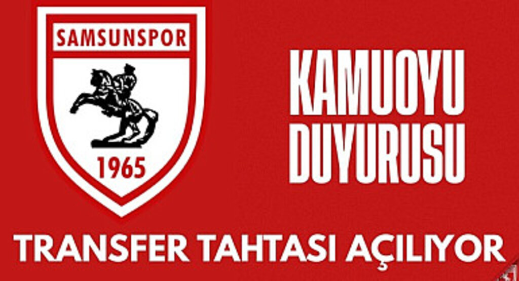 FİFA onay verdi, Samsunspor'un transfer tahtası açılıyor