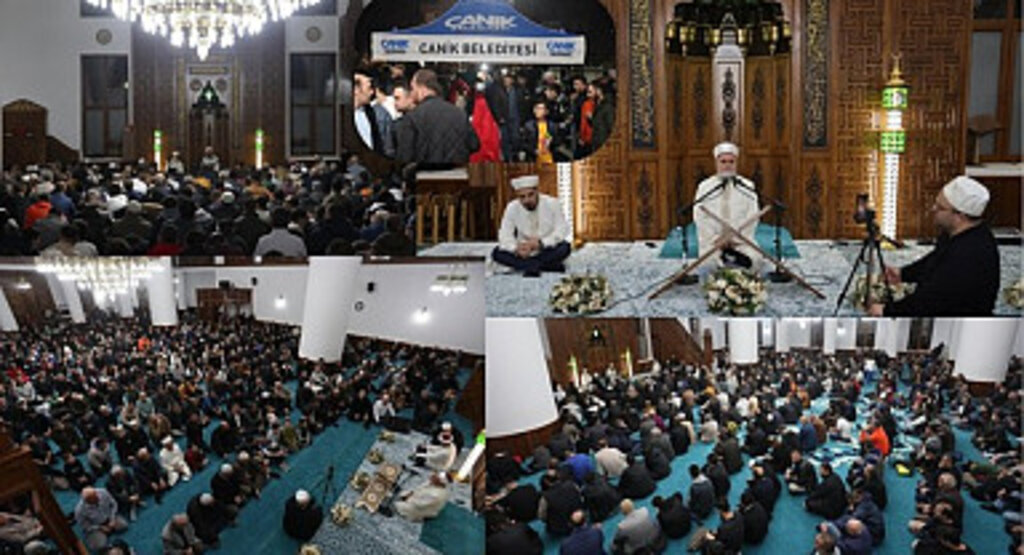 Kadir Gecesi'nin sevinci Canik'te paylaşıldı