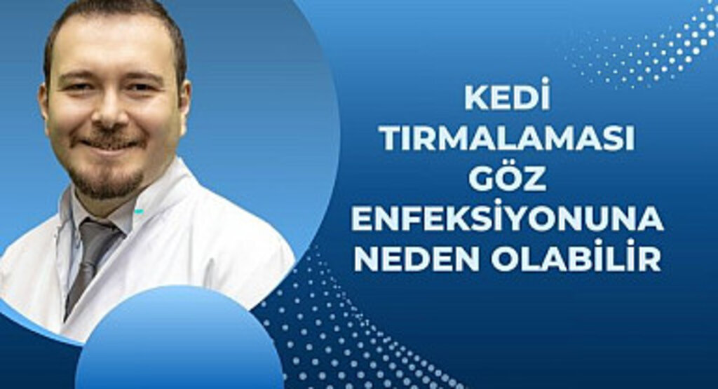 Kedi tırmalaması göz enfeksiyonuna neden olabilir