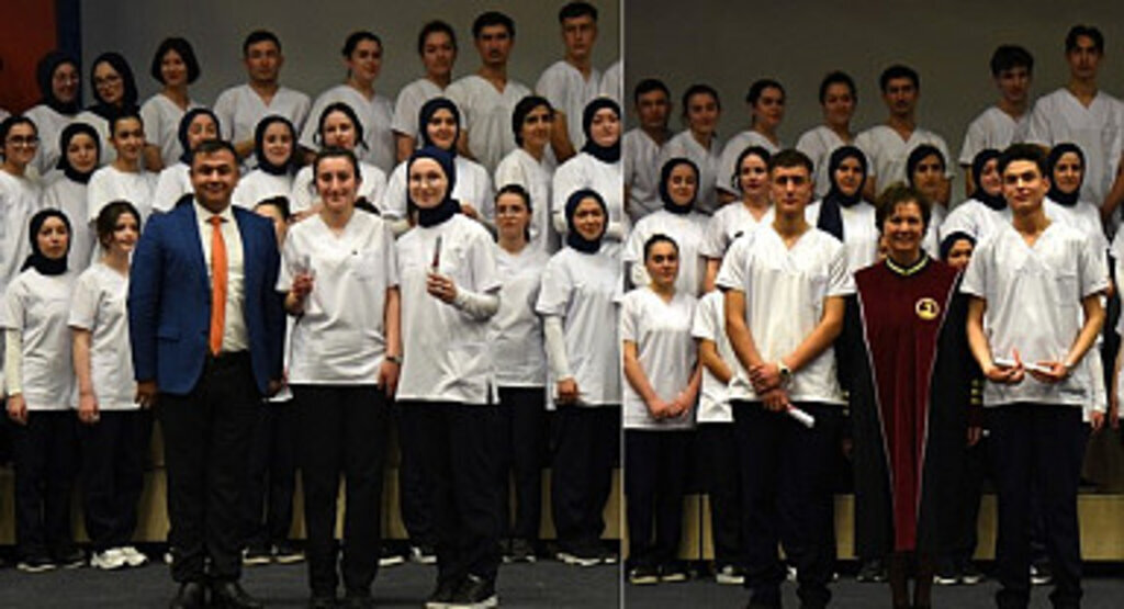 OMÜ Hemşirelik Bölümü Birinci Sınıf Öğrencileri Üniformalarını Giydi