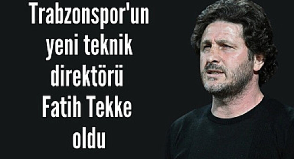 Trabzonspor'un yeni teknik direktörü belli oldu