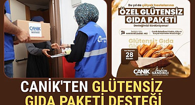 Canik'ten Glütensiz Gıda Paketi Desteği