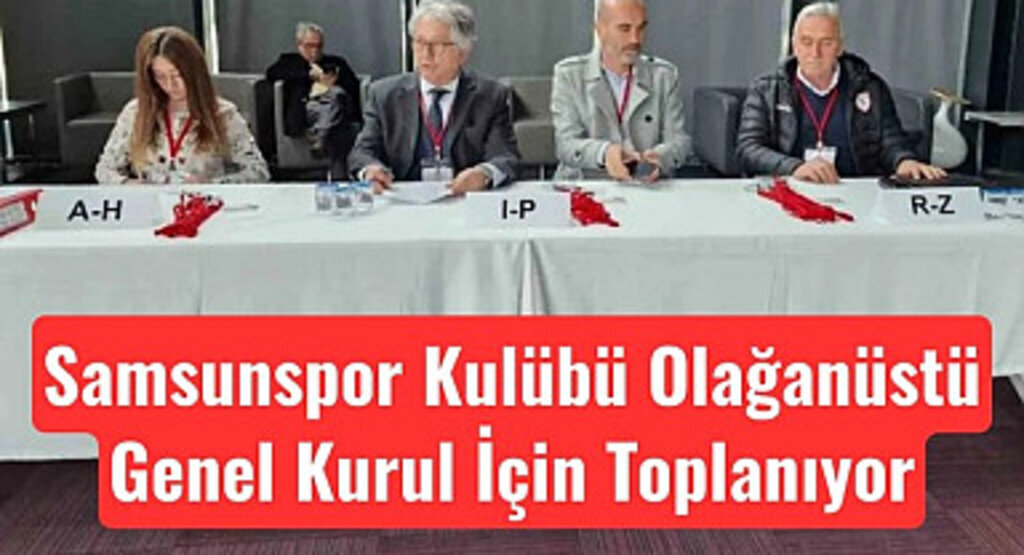 Samsunspor'a aidat borcu olanlar Olağanüstü Genel Kurul’a katılamayacaklar!