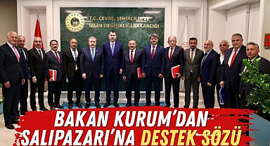 Bakan Kurum’dan Salıpazarı’na Destek Sözü