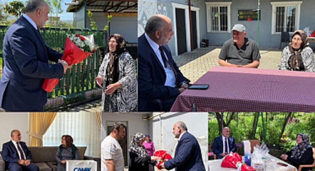 Başkan İbrahim Sandıkçı'dan Şehit Annelerine Ziyaret