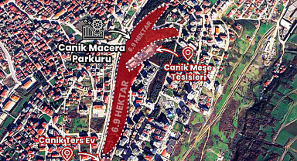 Canik'e Dev Macera Parkı Geliyor