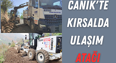 Canik'te Kırsalda Ulaşım Atağı