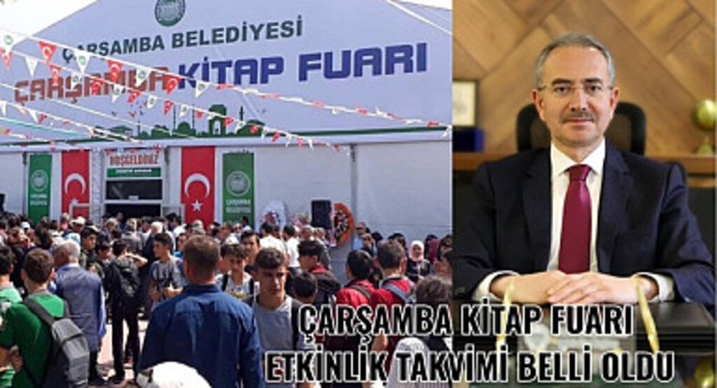 Samsun'da Çarşamba Kitap Fuarı açılıyor! Takvim belli oldu