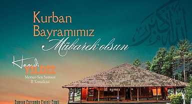 Başkan Hamdi YILDIZ'dan kurban bayramı mesajı