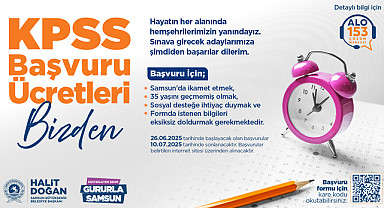 Büyükşehir'den gençlere KPSS ücreti desteği