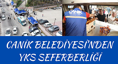 Canik Belediyesi'nden YKS Seferberliği