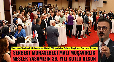 Samsun SMMMO'da 36. yıl kokteyli gerçekleşti
