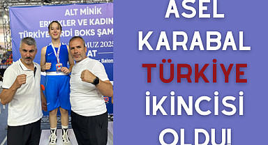 Asel Karabal Türkiye ikincisi oldu!