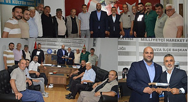 ASFED’den MHP Havza İlçe Başkanı Yüksel’e ziyaret