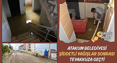 Atakum Belediyesi şiddetli yağışlar sonrası teyakkuza geçti