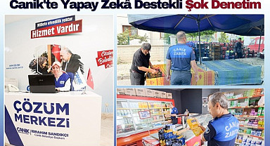 Canik'te Yapay Zekâ Destekli Şok Denetim