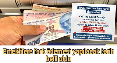 Emeklilere fark ödemesi ne zaman yapılacak? Tarih belli oldu