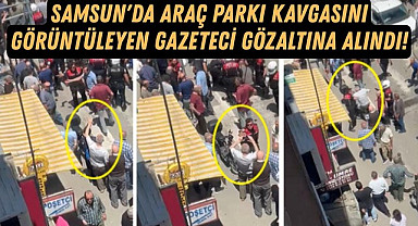 Samsun'da işini yapan gazeteci Recep Yazgan gözaltına alındı!