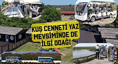 Samsun'da Kuş Cenneti yaz mevsiminde de turizmin gözdesi