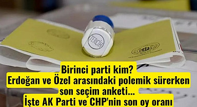 Temmuz 2025 anket çalışması sonuçlarına göre AK Parti birinci