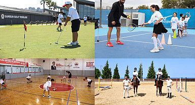 Büyükşehir Belediyesi'nin yaz spor okulları sona yaklaşıyor