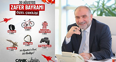 Canik Belediyesi'nden 30 Ağustos'a Özel 30 Hediye