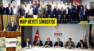 MHP heyeti SİMDER'de, Sezgin Aydın: BDDK'nın aldığı karar sektöre nefes aldıracak