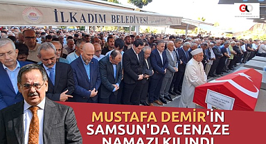 Mustafa Demir'in Samsun'da cenaze namazı kılındı