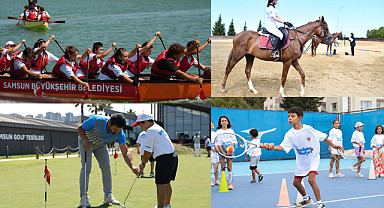 Büyükşehir'in yaz spor okullarına 14 farklı branşta 670 öğrenci katıldı