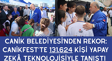 Canik Belediyesi'nden Rekor: CANİKFEST’te 131.624 Kişi Yapay Zekâ Teknolojisiyle Tanıştı