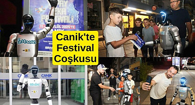 İnsansı robotu gören Canikliler şaştı kaldı!