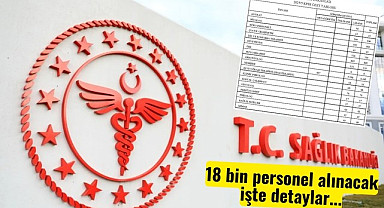 Sağlık Bakanlığı'na sözleşmeli personel ve sürekli işçi alımı yapılacak