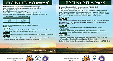 Atakum Belediyesi öncülüğünde Çakırlar Korusu'nda Atakum Tarım Şenliği düzenleniyor