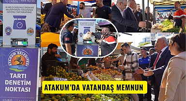 Atakum Belediyesi semt pazarlarında tartı hizmeti vermeye başladı