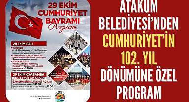 Atakum’da 29 Ekim Özel Programla Kutlanacak