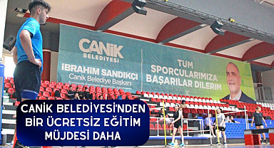 Canik Belediyesi'nden Bir Ücretsiz Eğitim Müjdesi Daha