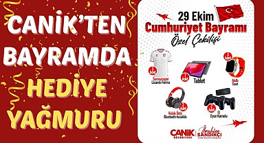 Canik Belediyesi'nden Hediye Yağmuru