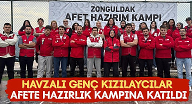 Havzalı Genç Kızılaycılar Afete Hazırlık Kampına Katıldı