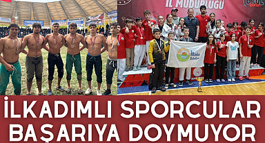 İlkadımlı sporcular başarıya doymuyor