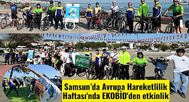Samsun’da Avrupa Hareketlilik Haftası'nda EKOBİD'den etkinlik