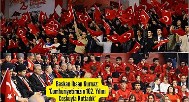 Samsun'da Cumhuriyetimizin 102. Yılı Coşkusu