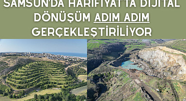 Samsun'da hafriyatta dijital dönüşüm adım adım gerçekleştiriliyor