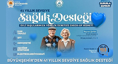 Büyükşehir'den 41 Yıllık Sevgiye Sağlık Desteği 