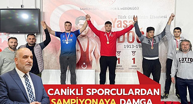 Canikli Sporculardan Şampiyonaya Damga 