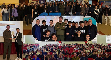 HÜRKUŞ uçaklarının Baş Test Pilotu Murat Özpala Samsun'da tecrübelerini paylaştı