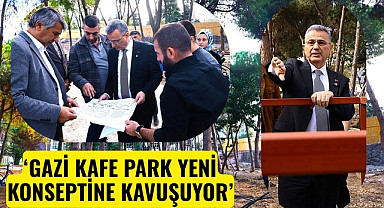 İlkadım Belediyesi Gazi Kafe Park'ı yeniliyor!