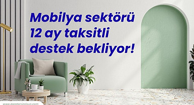 Mobilya sektörü 12 ay taksitli destek bekliyor!