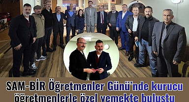 SAM-BİR Öğretmenler Günü’nde kurucu öğretmenlerle özel yemekte buluştu